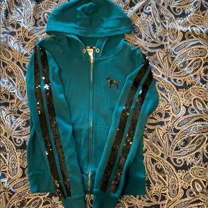 Victoria Secret Pink Bling Hooded Sweatshirt